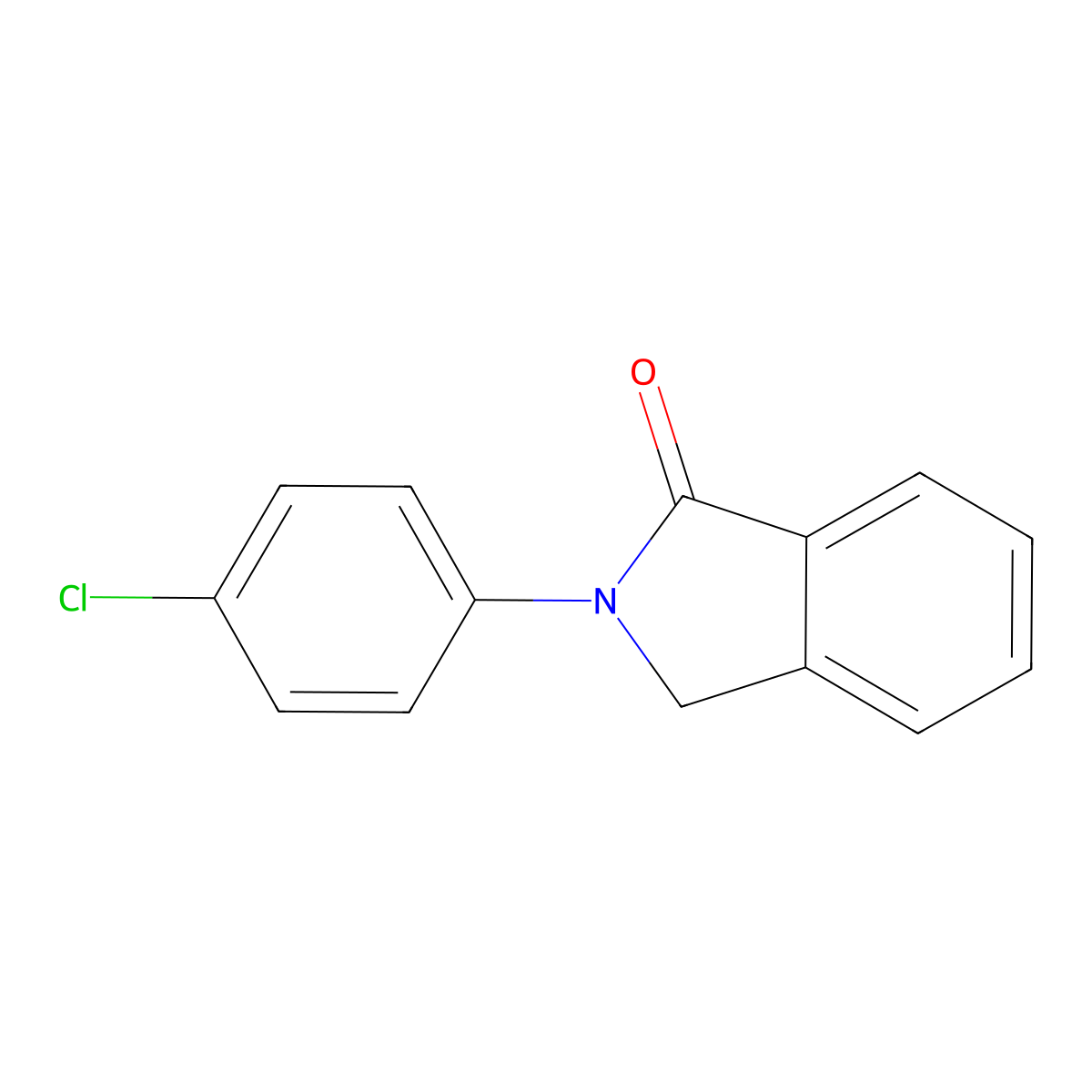2-(4-Chlorophenyl)isoindolin-1-one molecular structure, CAS 4775-27-3