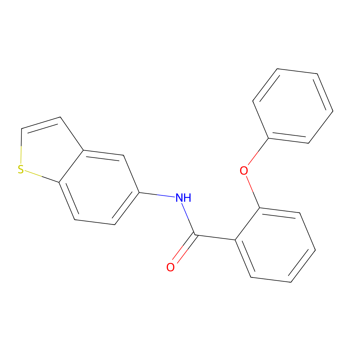 N-(1-benzothiophen-5-yl)-2-phenoxybenzamide molecular structure, CAS 477502-82-2