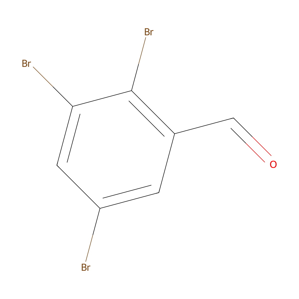 2,3,5-Tribromobenzaldehyde molecular structure, CAS 477534-83-1