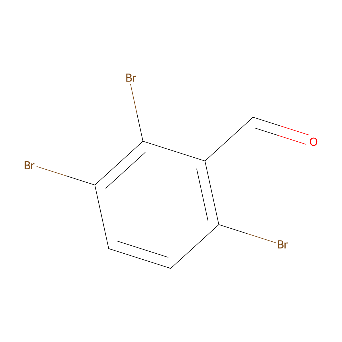 2,3,6-Tribromobenzaldehyde molecular structure, CAS 477534-87-5