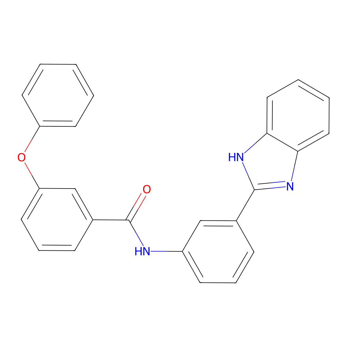 N-[3-(1H-benzimidazol-2-yl)phenyl]-3-phenoxybenzamide molecular structure, CAS 477537-79-4