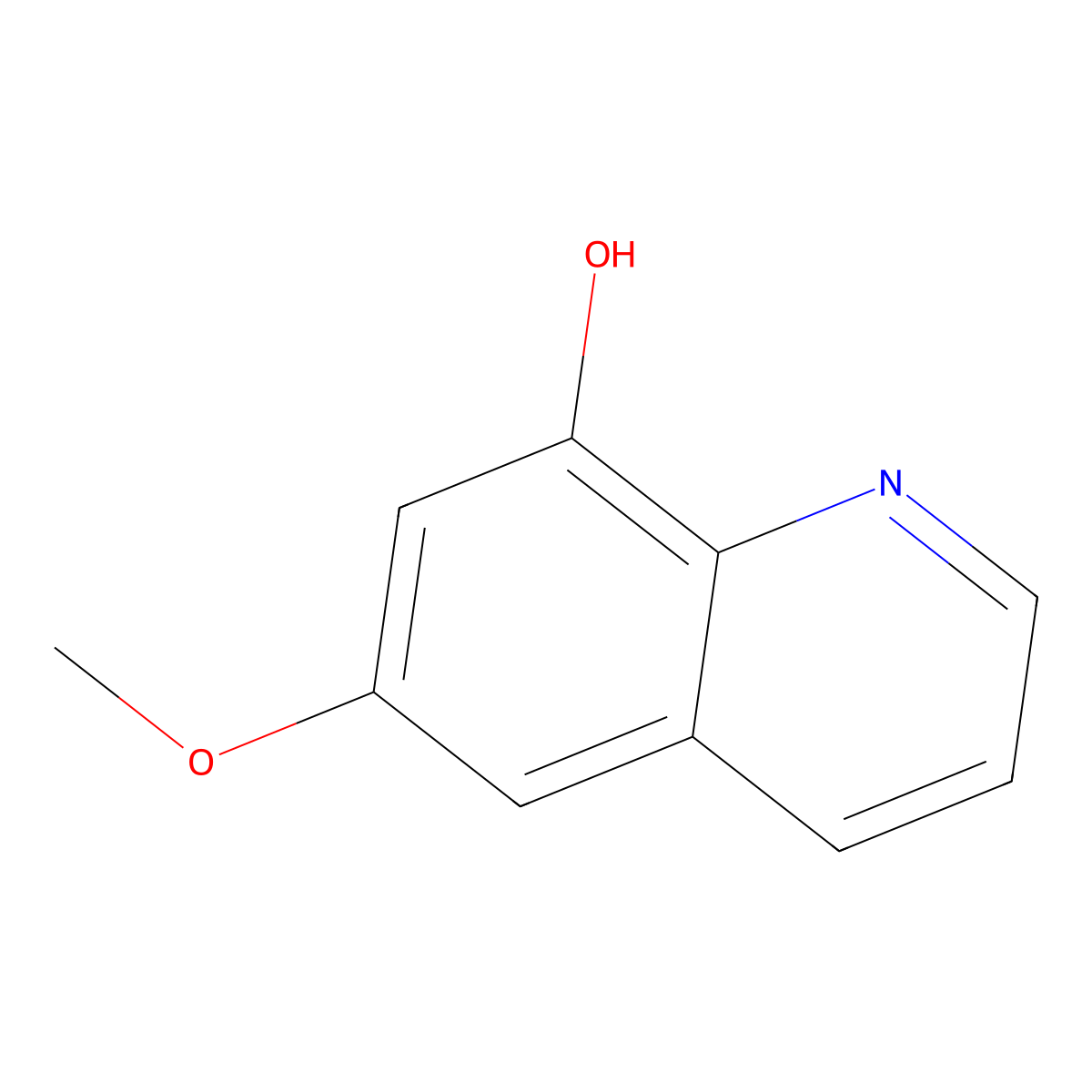 6-Methoxyquinolin-8-ol molecular structure, CAS 477601-28-8
