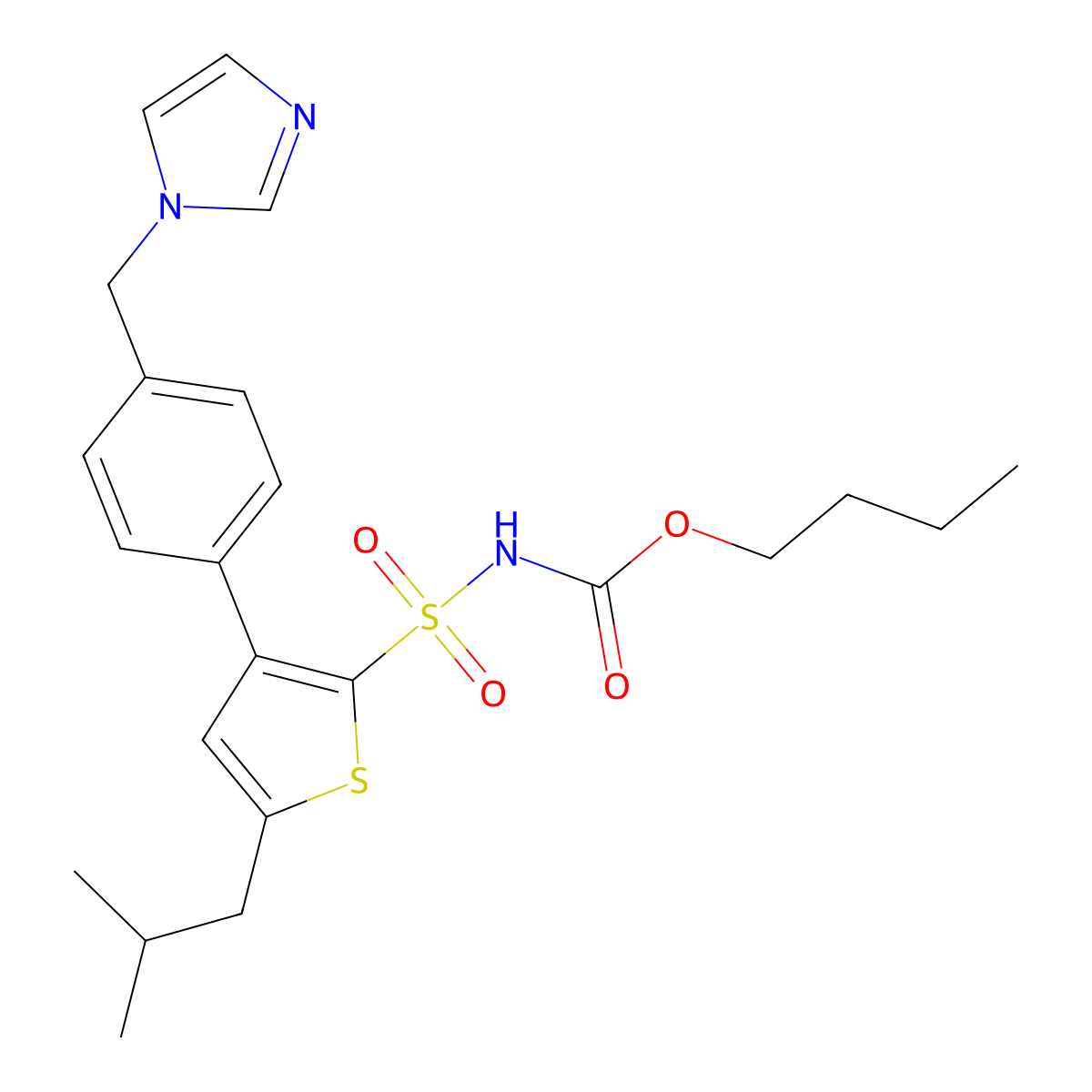 Buloxibutid molecular structure, CAS 477775-14-7