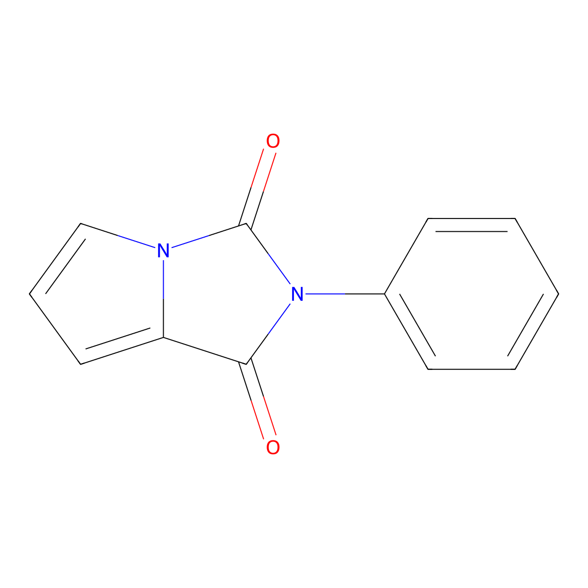 2-Phenyl-1H-pyrrolo[1,2-c]imidazole-1,3(2H)-dione molecular structure, CAS 4778-77-2