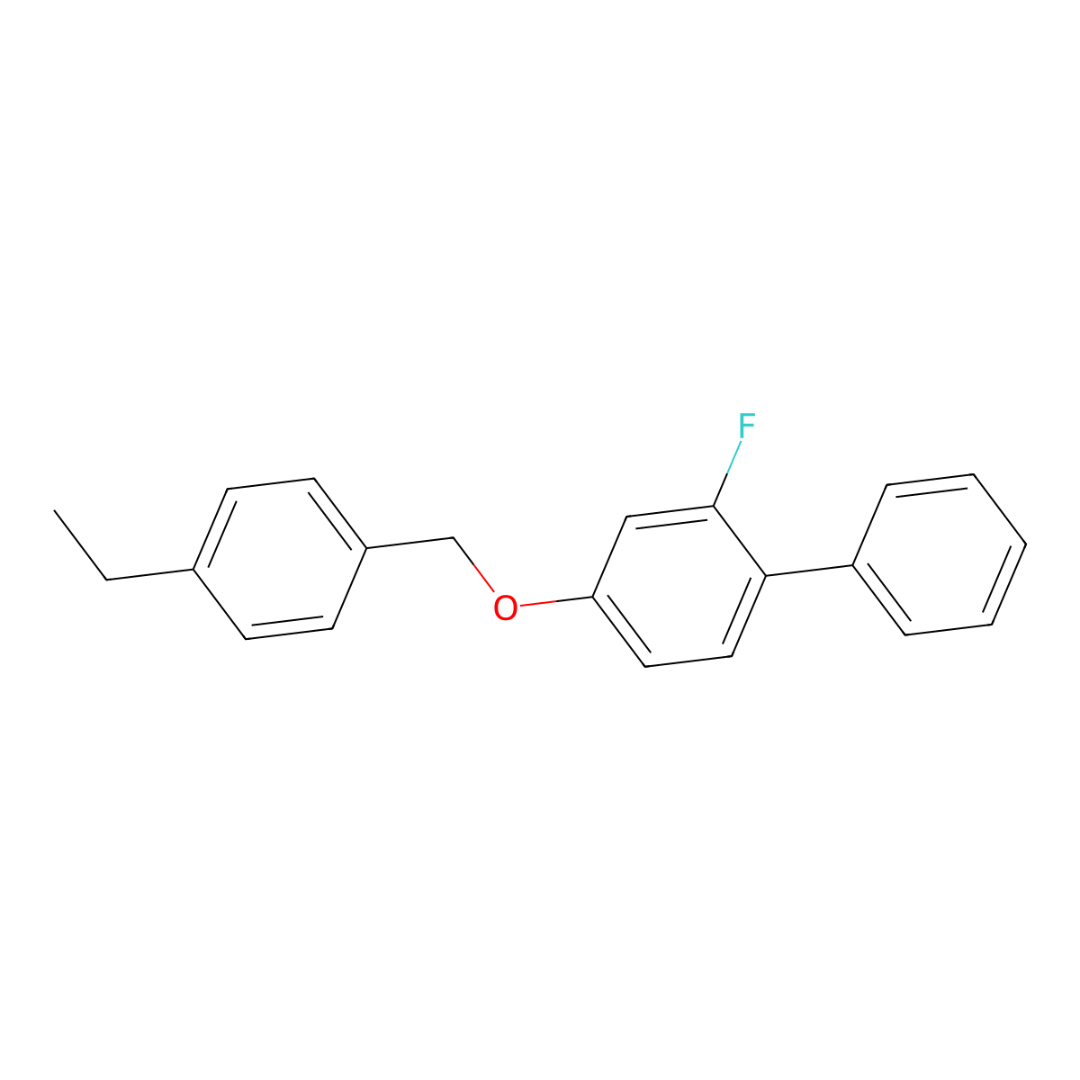 4-[(4-Ethylbenzyl)oxy]-2-fluoro-1,1'-biphenyl molecular structure, CAS 477846-75-6