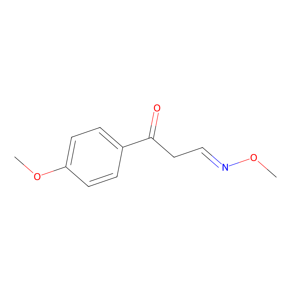 3-(4-methoxyphenyl)-3-oxopropanal O-methyloxime molecular structure, CAS 477851-39-1