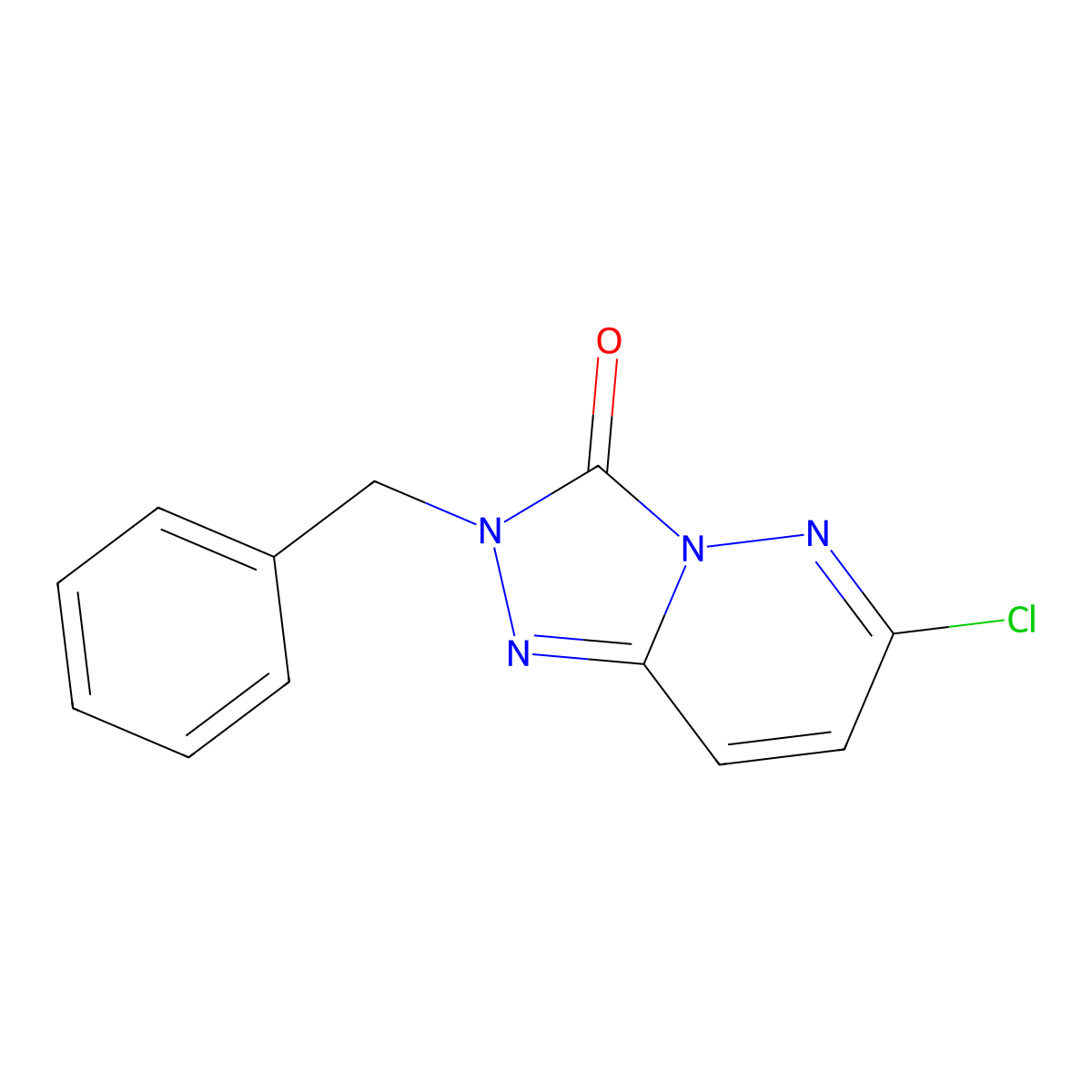 2-Benzyl-6-chloro-[1,2,4]triazolo[4,3-b]pyridazin-3-one molecular structure, CAS 477851-95-9