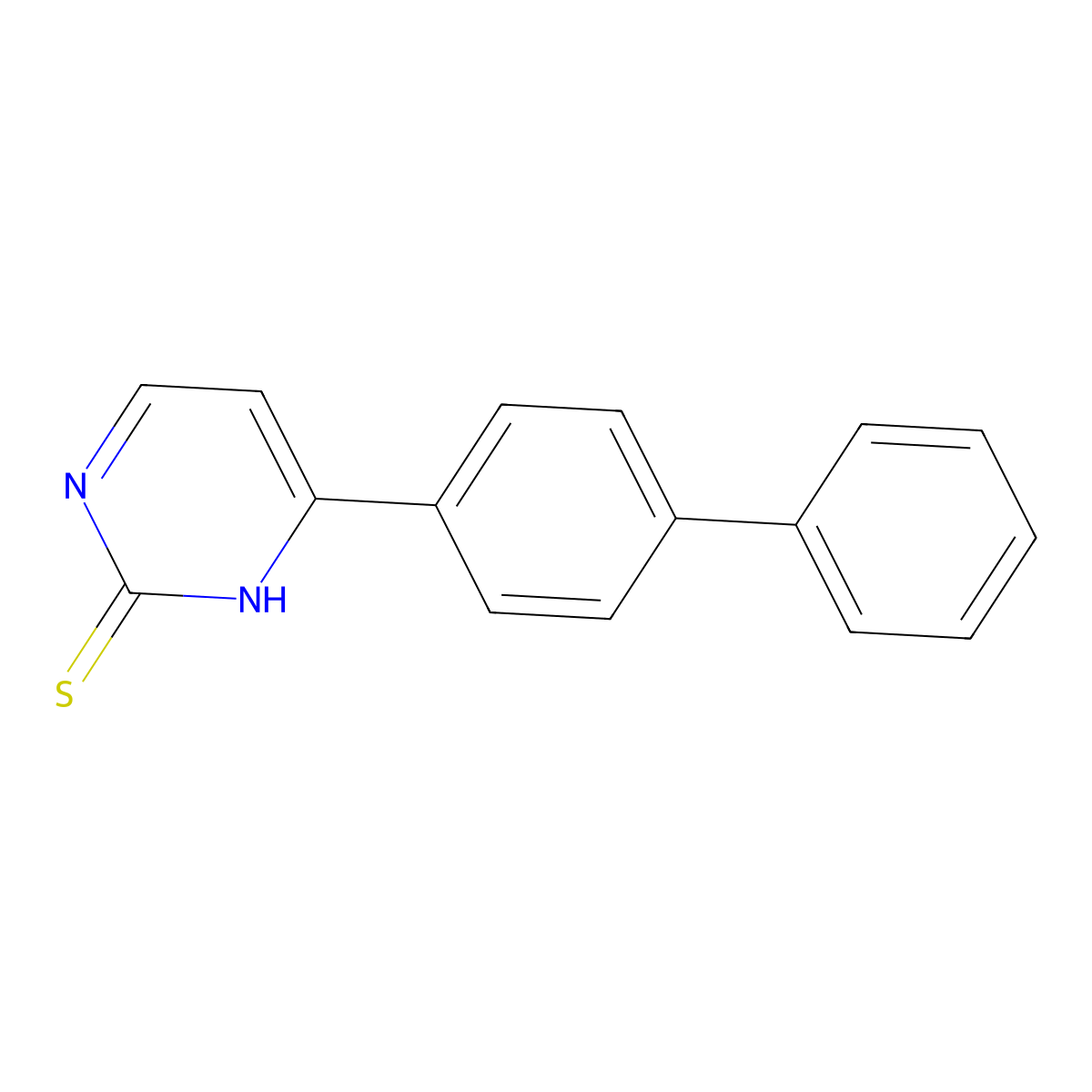 4-[1,1'-Biphenyl]-4-yl-2-pyrimidinethiol molecular structure, CAS 477854-92-5