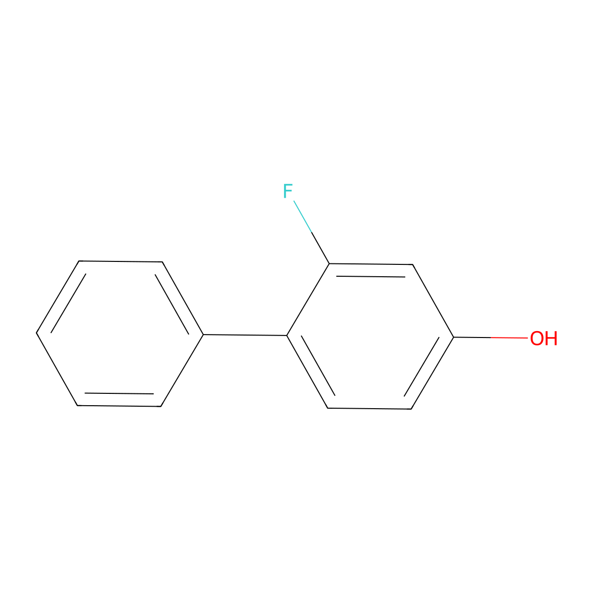 3-Fluoro-4-phenylphenol molecular structure, CAS 477860-13-2