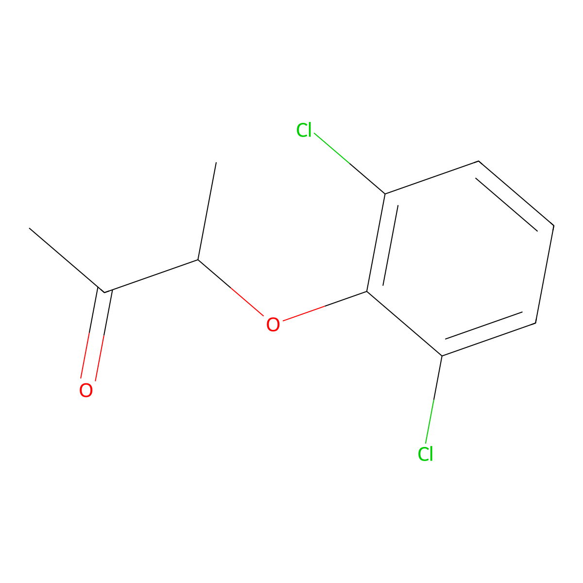 3-(2,6-Dichlorophenoxy)-2-butanone molecular structure, CAS 477865-15-9