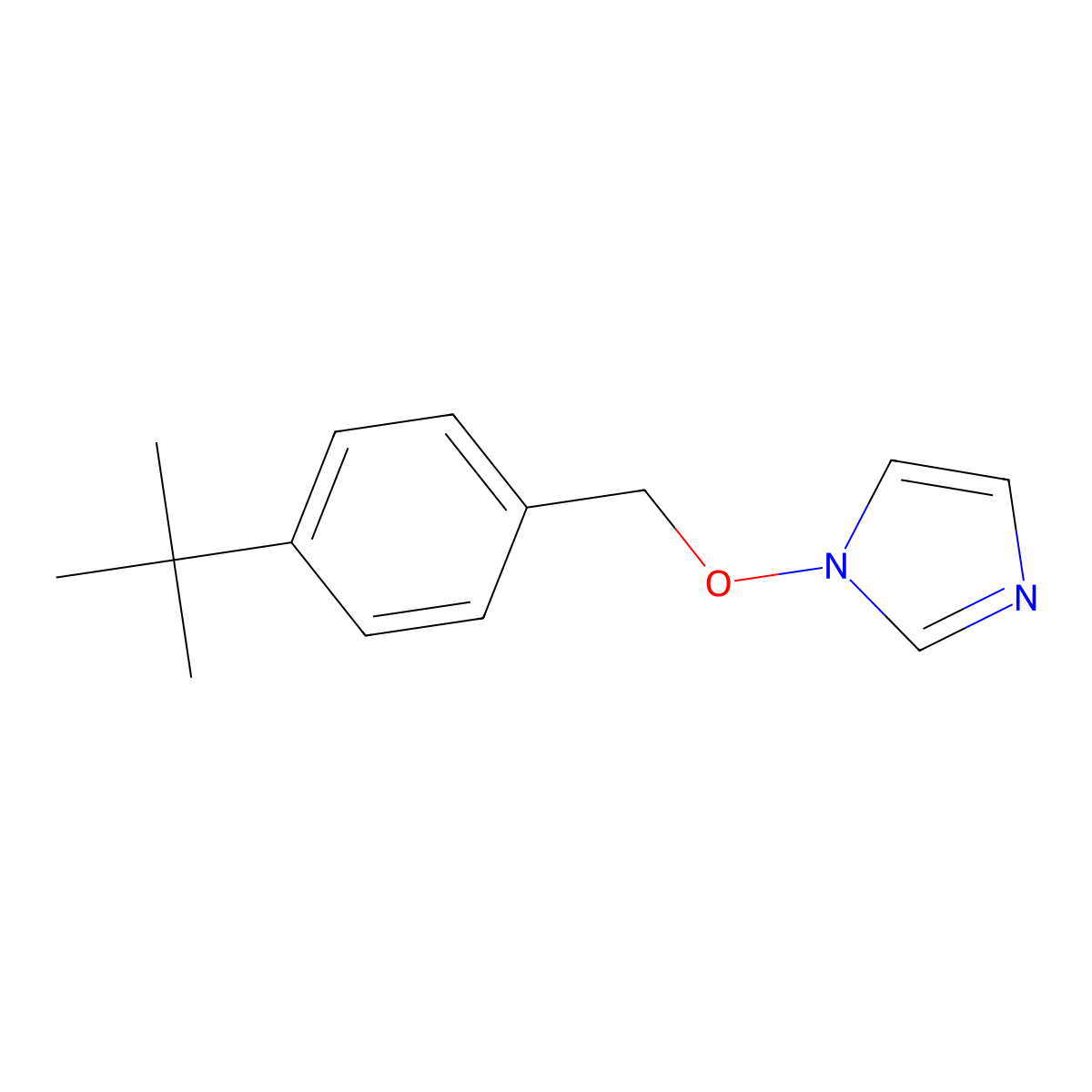 1-[[4-(1,1-Dimethylethyl)phenyl]methoxy]-1H-imidazole molecular structure, CAS 477870-00-1