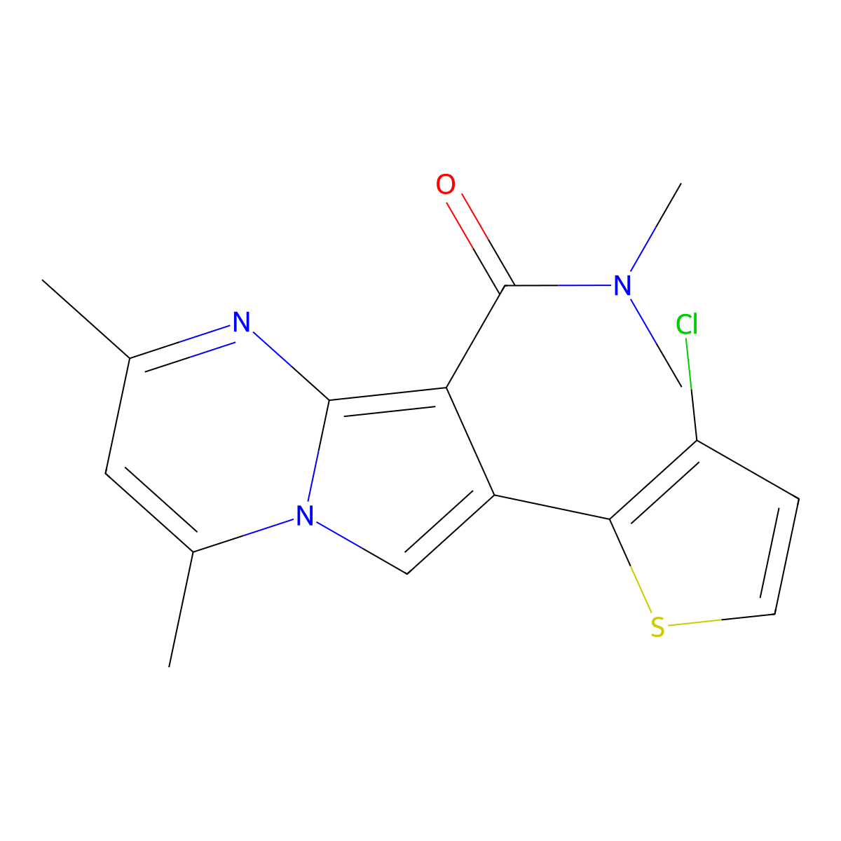 7-(3-chloro-2-thienyl)-N,N,2,4-tetramethylpyrrolo[1,2-a]pyrimidine-8-carboxamide molecular structure, CAS 477873-16-8