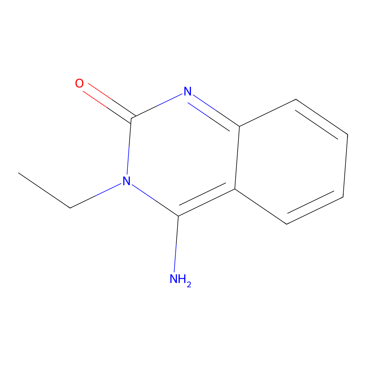 3-Ethyl-4-imino-1,2,3,4-tetrahydroquinazolin-2-one molecular structure, CAS 477887-43-7