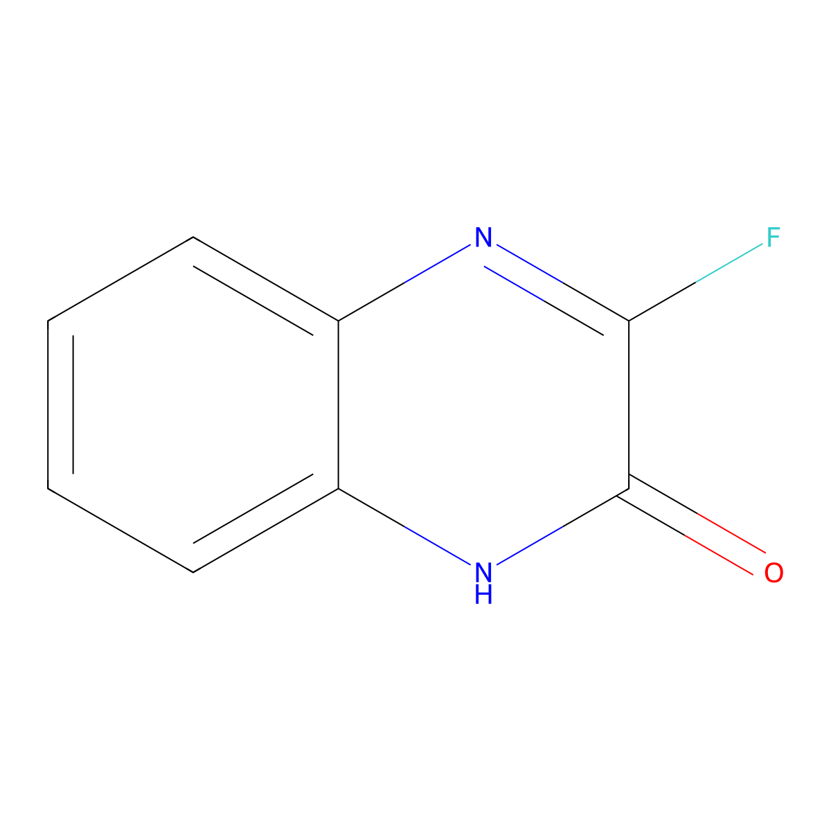3-Fluoroquinoxalin-2-ol molecular structure, CAS 477889-54-6