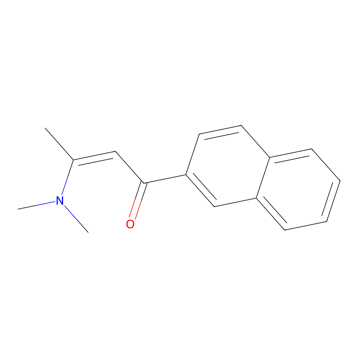(2E)-3-(dimethylamino)-1-(naphthalen-2-yl)but-2-en-1-one molecular structure, CAS 477890-38-3