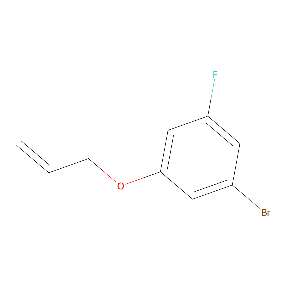 1-Allyloxy-3-bromo-5-fluorobenzene molecular structure, CAS 477956-04-0