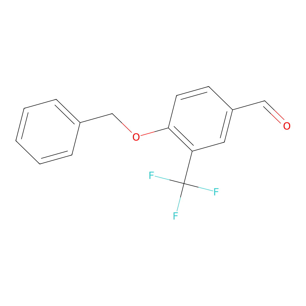4-(Benzyloxy)-3-(trifluoromethyl)benzaldehyde molecular structure, CAS 477980-90-8