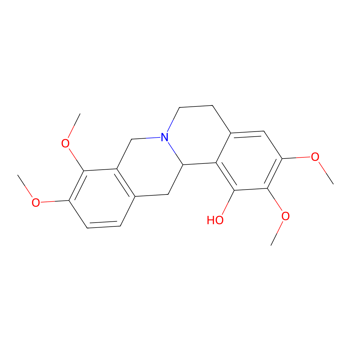 (-)-Capaurine molecular structure, CAS 478-14-8