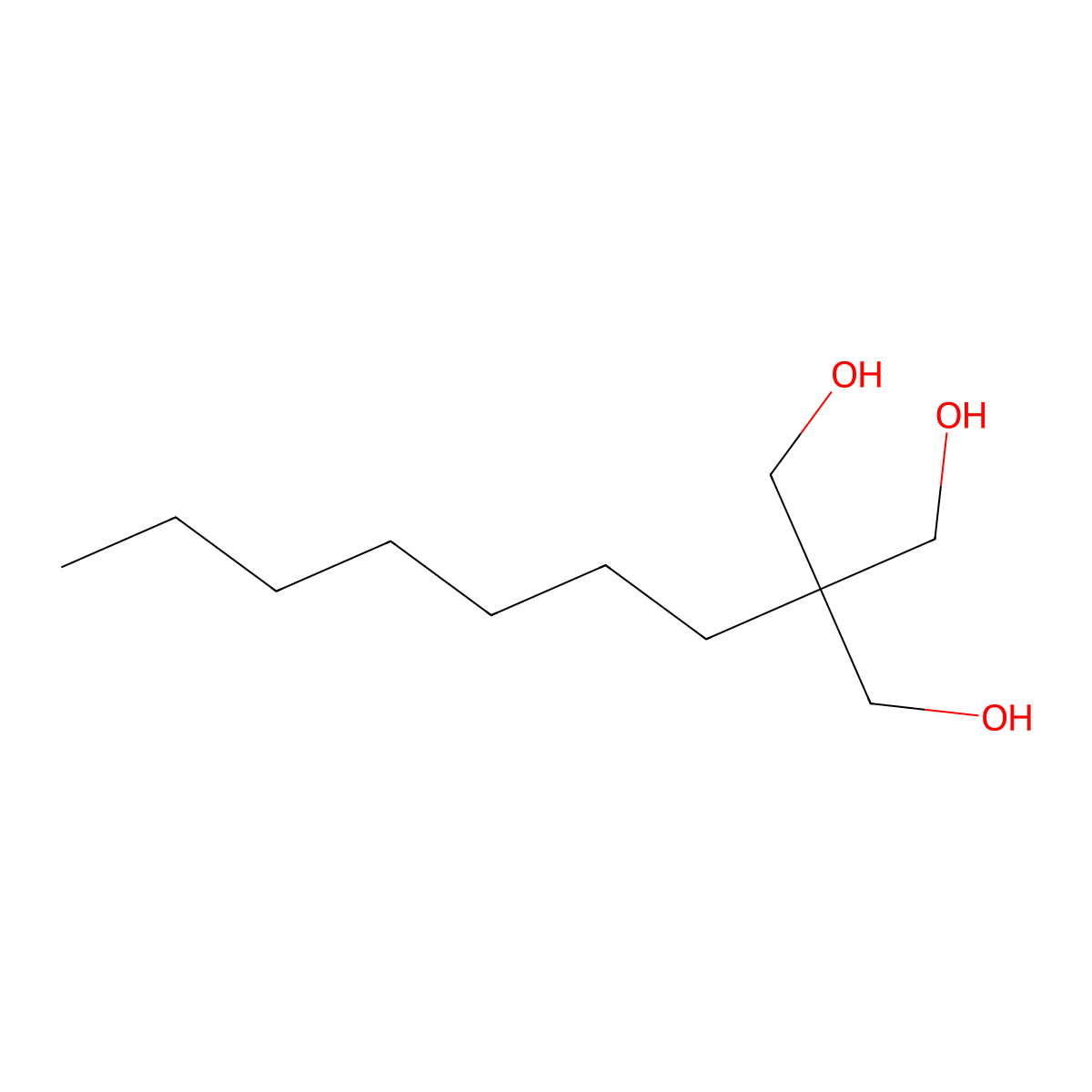 2-Heptyl-2-(hydroxymethyl)propane-1,3-diol molecular structure, CAS 4780-30-7