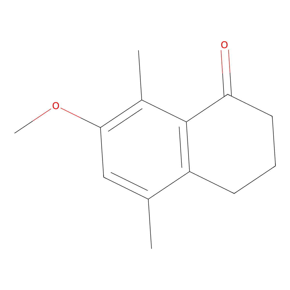 7-Methoxy-5,8-dimethyl-1,2,3,4-tetrahydronaphthalen-1-one molecular structure, CAS 4780-41-0