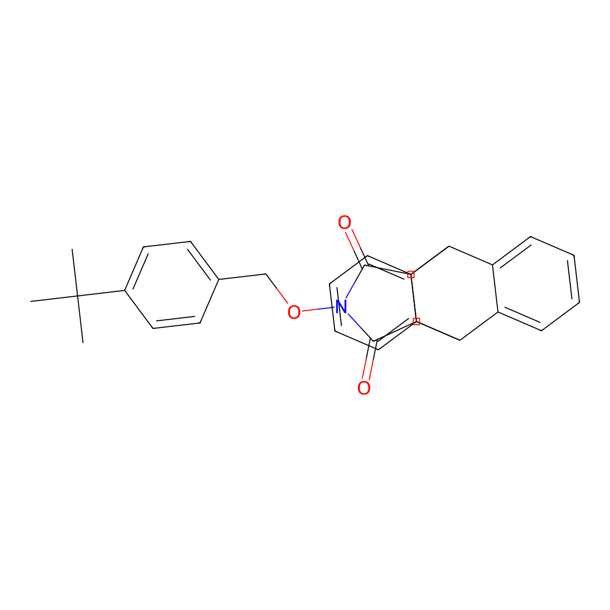 17-[(4-Tert-butylphenyl)methoxy]-17-azapentacyclo[6.6.5.0^{2,7}.0^{9,14}.0^{15,19}]nonadeca-2(7),3,5,9(14),10,12-hexaene-16,18-dione molecular structure, CAS 478029-51-5