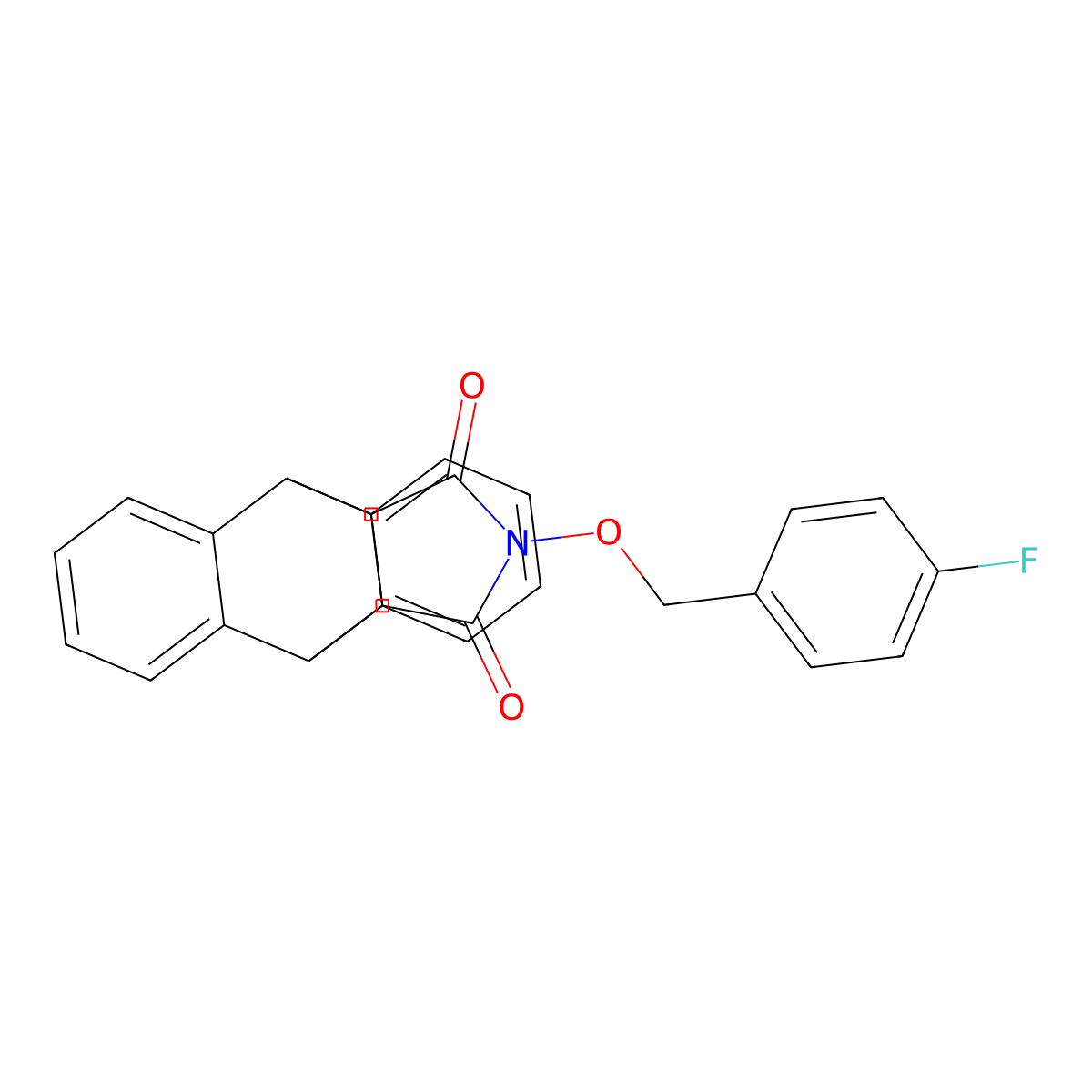 17-[(4-Fluorophenyl)methoxy]-17-azapentacyclo[6.6.5.0^{2,7}.0^{9,14}.0^{15,19}]nonadeca-2(7),3,5,9(14),10,12-hexaene-16,18-dione molecular structure, CAS 478029-52-6