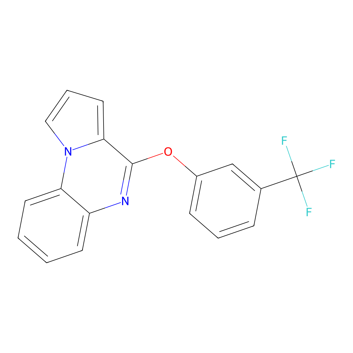 4-[3-(Trifluoromethyl)phenoxy]pyrrolo[1,2-a]quinoxaline molecular structure, CAS 478032-24-5