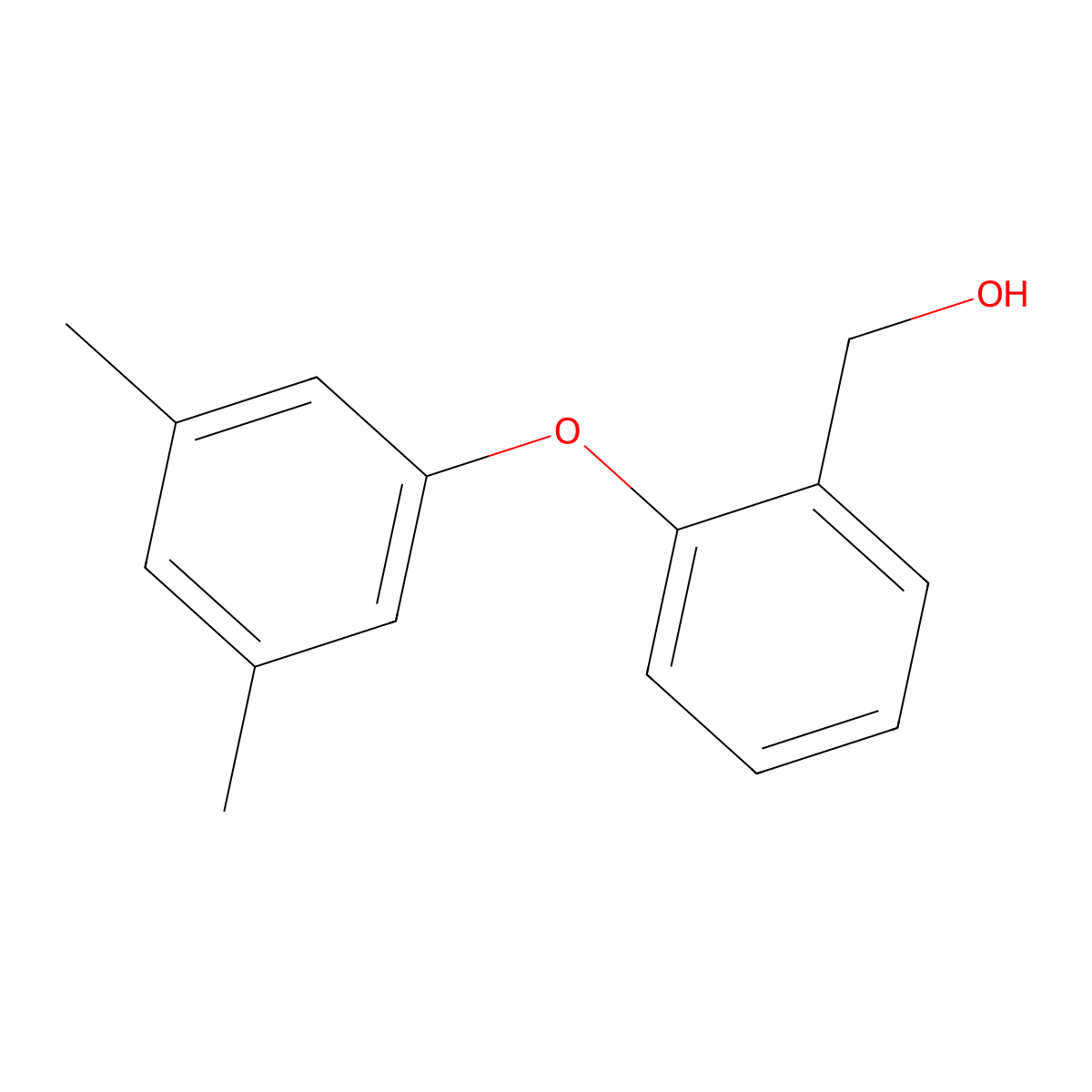 [2-(3,5-Dimethylphenoxy)phenyl]methanol molecular structure, CAS 478032-34-7