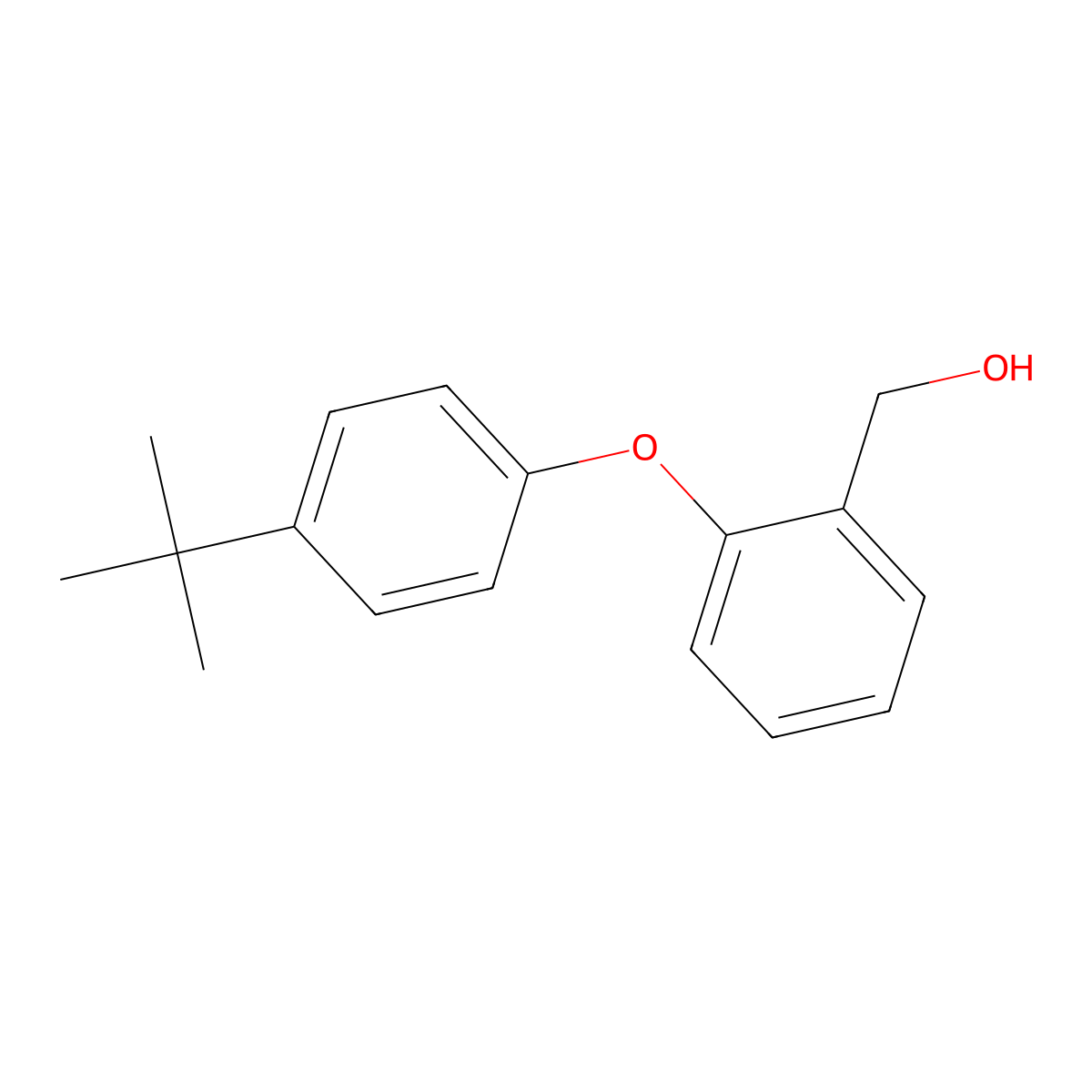 [2-(4-Tert-butylphenoxy)phenyl]methanol molecular structure, CAS 478032-35-8