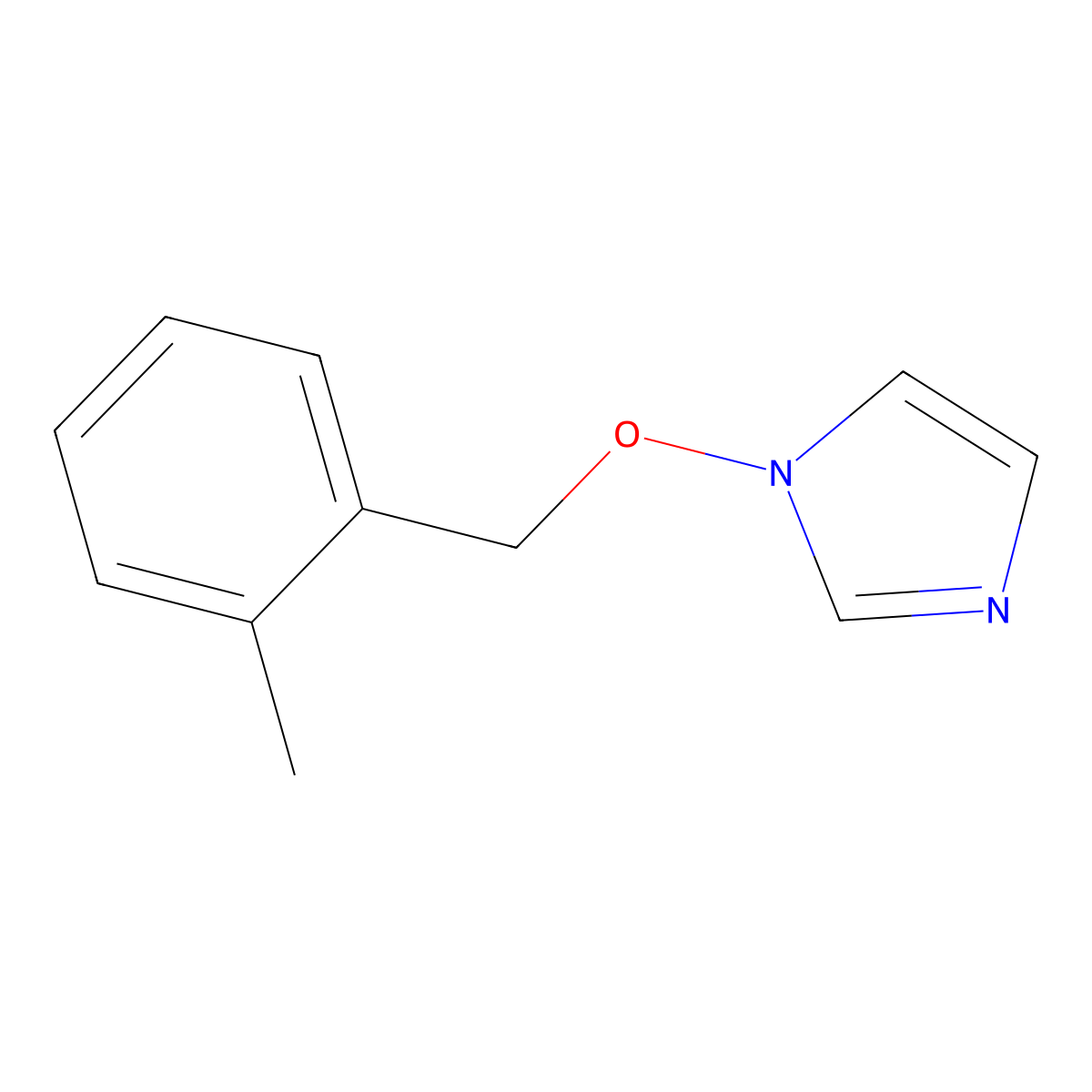 1-[(2-Methylphenyl)methoxy]imidazole molecular structure, CAS 478032-44-9