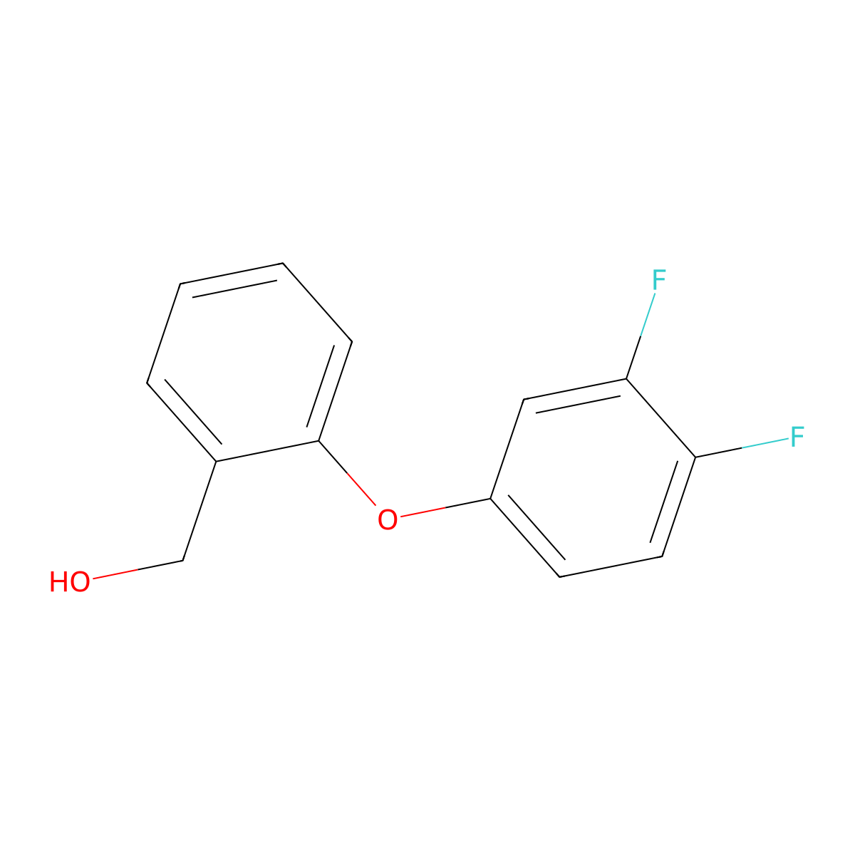 [2-(3,4-Difluorophenoxy)phenyl]methanol molecular structure, CAS 478032-52-9