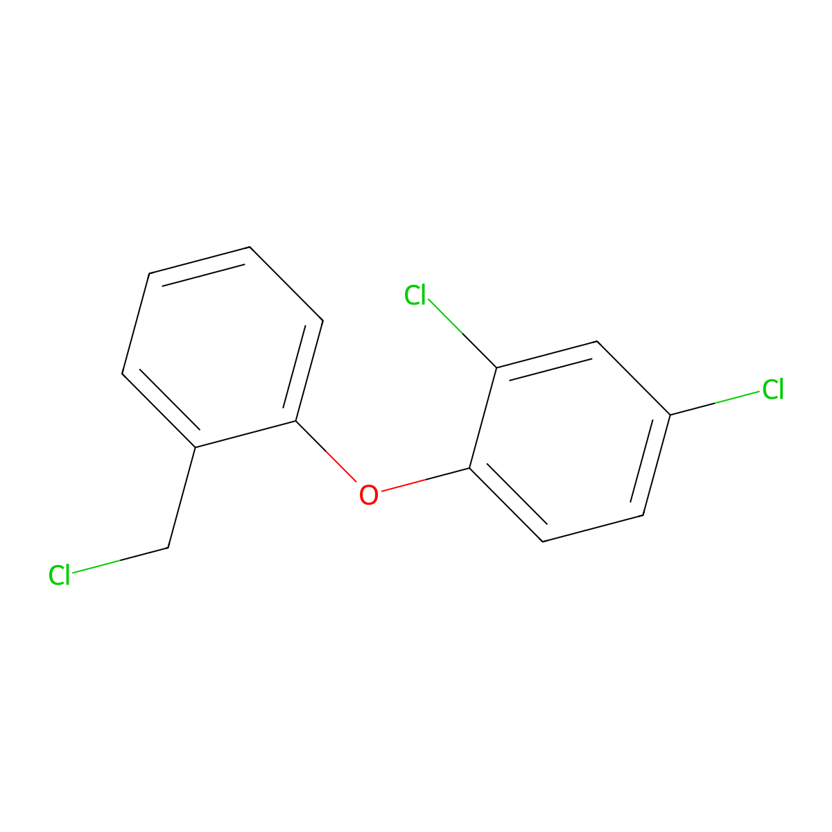 2,4-Dichloro-1-[2-(chloromethyl)phenoxy]benzene molecular structure, CAS 478032-58-5