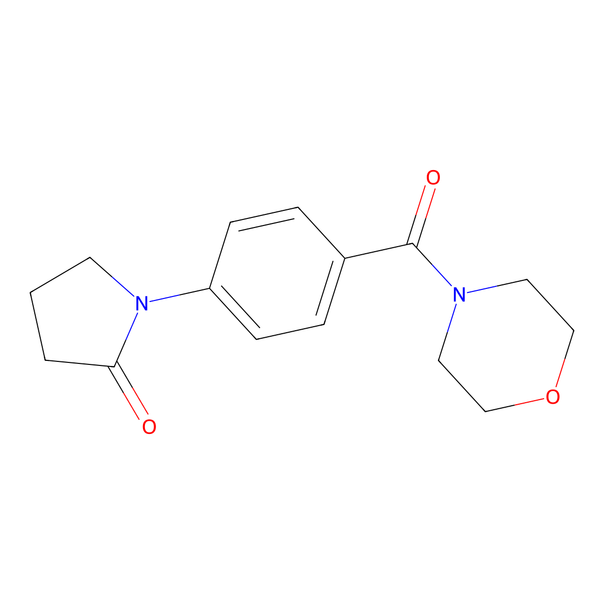 1-[4-(Morpholine-4-carbonyl)phenyl]pyrrolidin-2-one molecular structure, CAS 478039-69-9