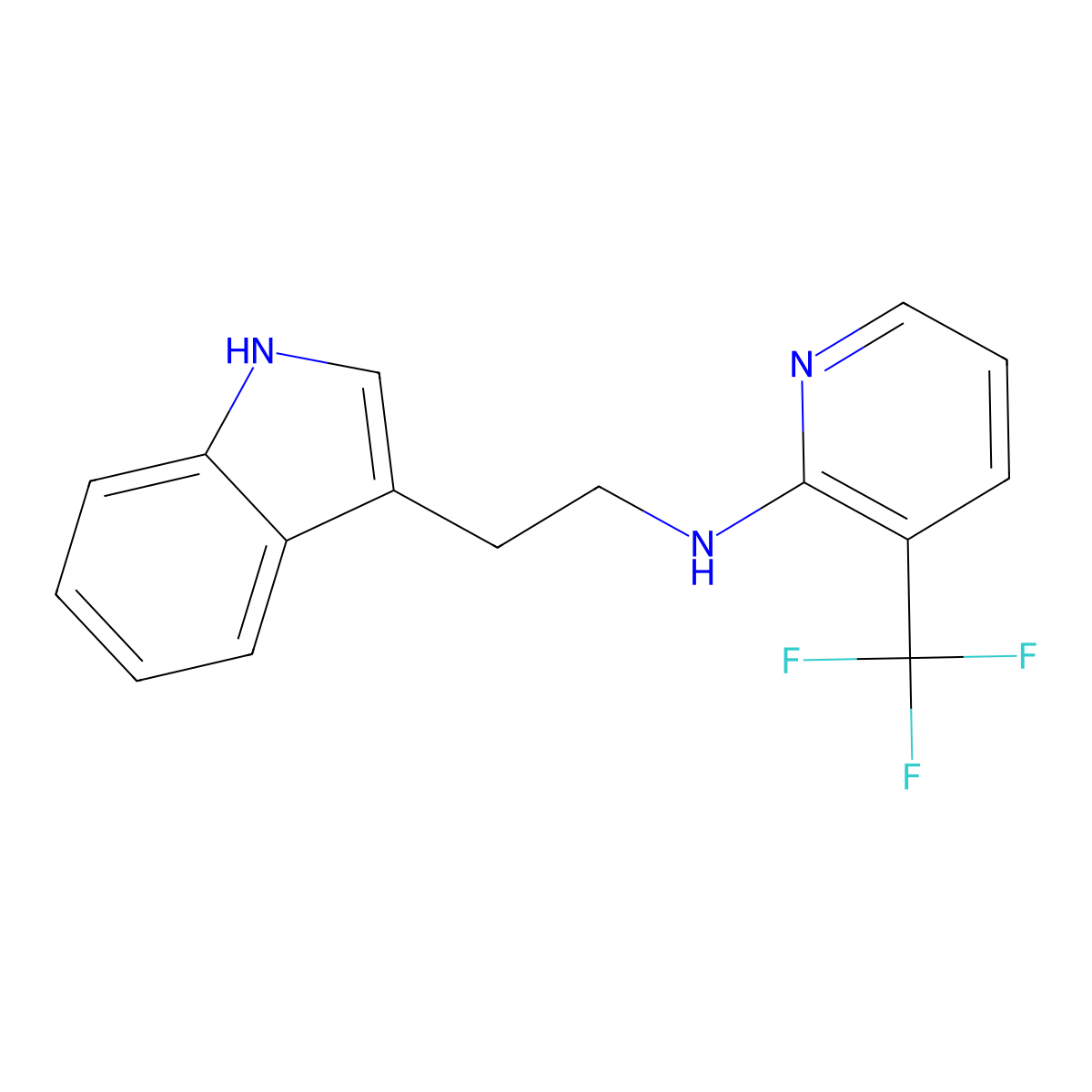 N-[2-(1H-indol-3-yl)ethyl]-3-(trifluoromethyl)-2-pyridinamine molecular structure, CAS 478041-02-0