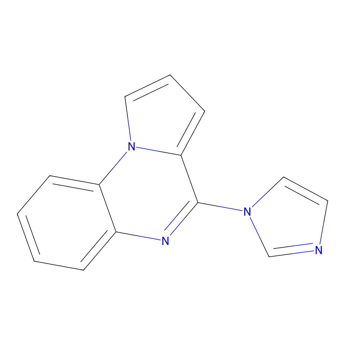 4-(1H-imidazol-1-yl)pyrrolo[1,2-a]quinoxaline molecular structure, CAS 478043-24-2