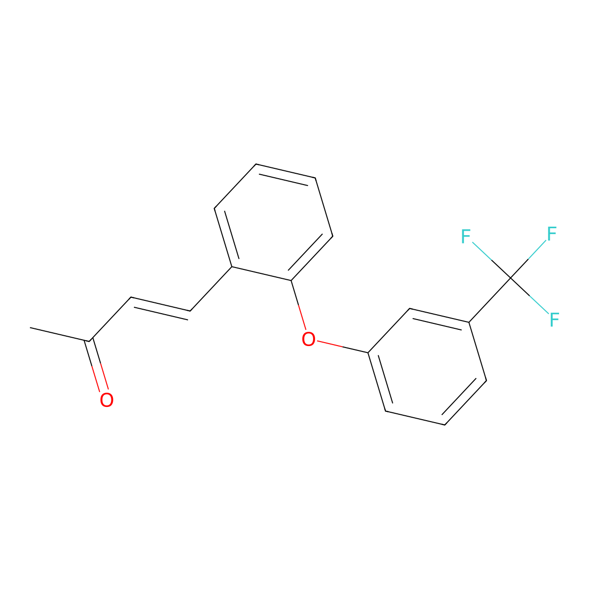 (E)-4-[2-[3-(trifluoromethyl)phenoxy]phenyl]but-3-en-2-one molecular structure, CAS 478043-83-3