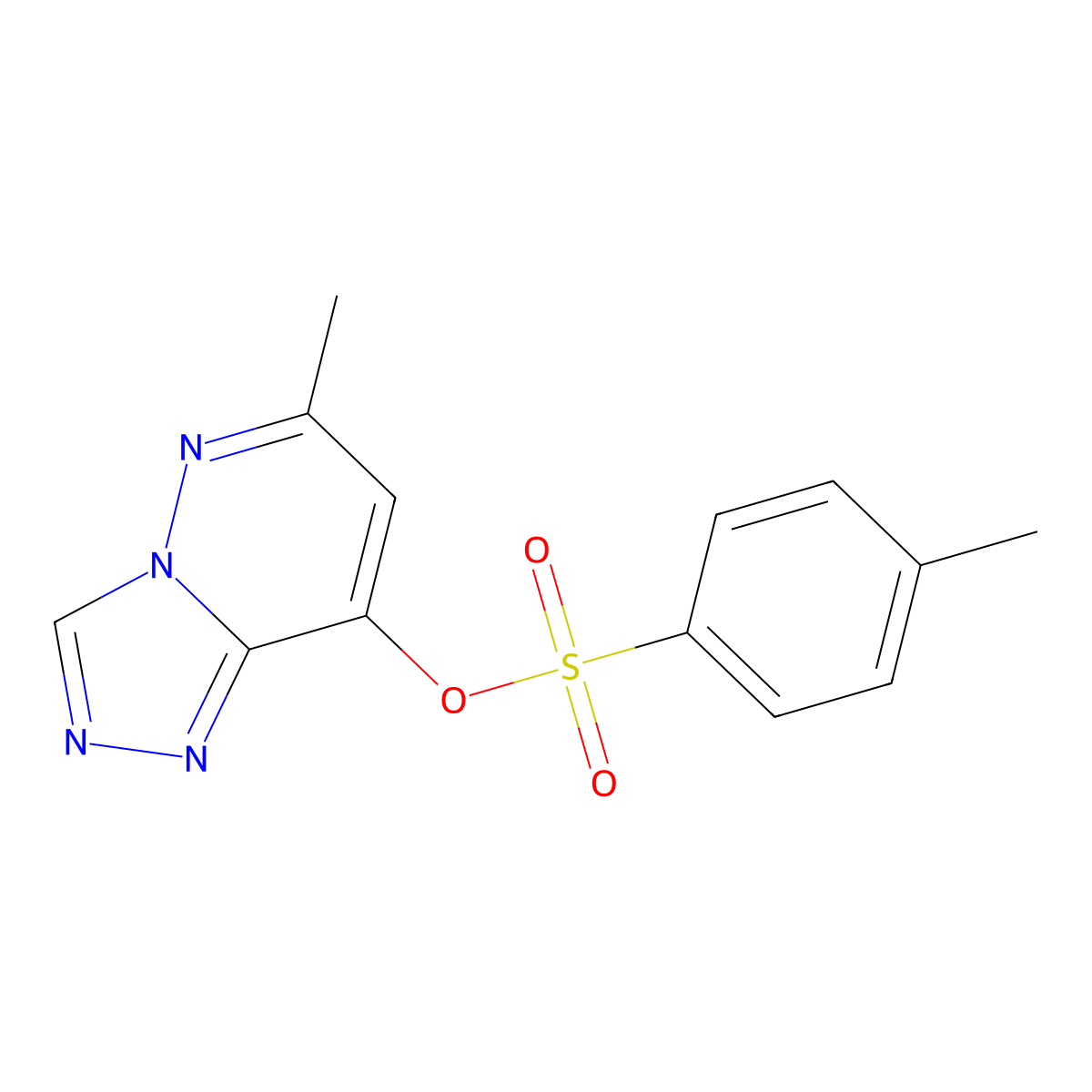 (6-Methyl-[1,2,4]triazolo[4,3-b]pyridazin-8-yl) 4-methylbenzenesulfonate molecular structure, CAS 478046-23-0