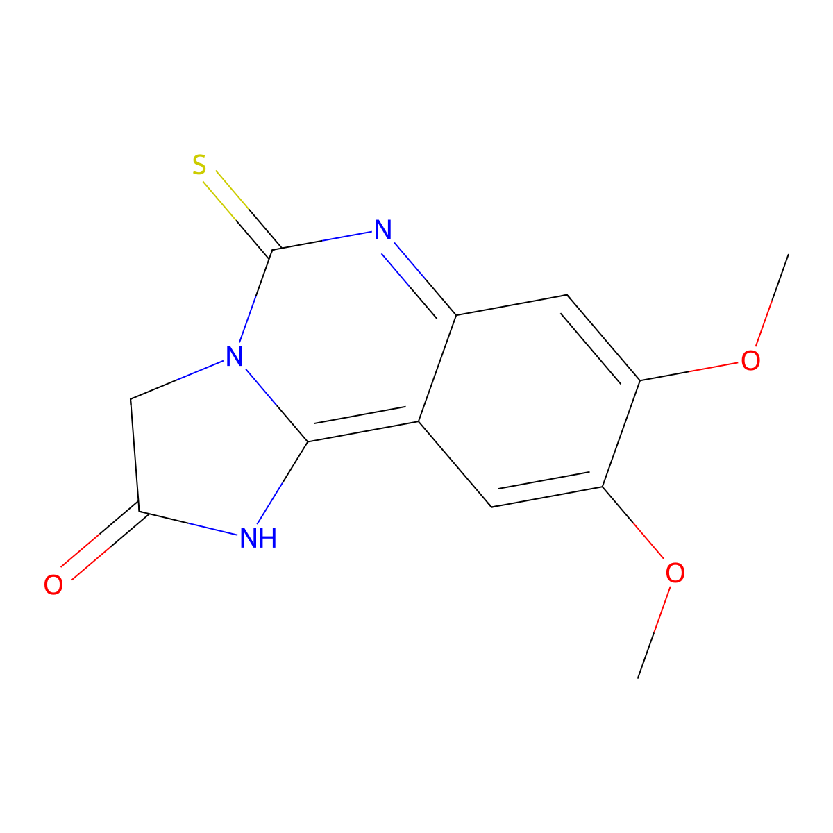 8,9-dimethoxy-5-thioxo-5,6-dihydroimidazo[1,2-c]quinazolin-2(3H)-one molecular structure, CAS 478046-31-0