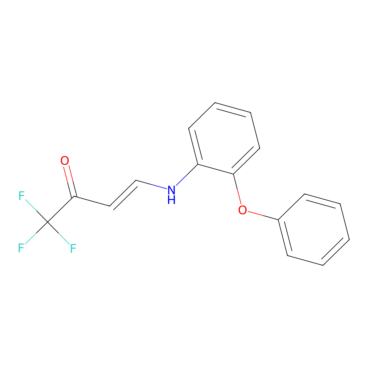 (E)-1,1,1-trifluoro-4-(2-phenoxyanilino)but-3-en-2-one molecular structure, CAS 478047-06-2