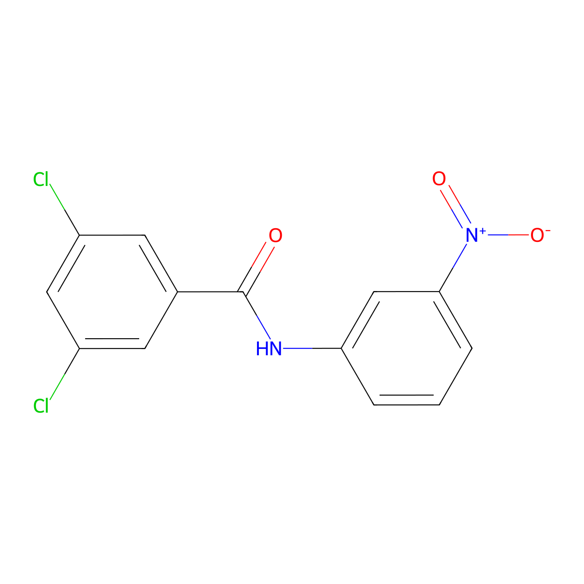 3,5-dichloro-N-(3-nitrophenyl)benzenecarboxamide molecular structure, CAS 478048-22-5
