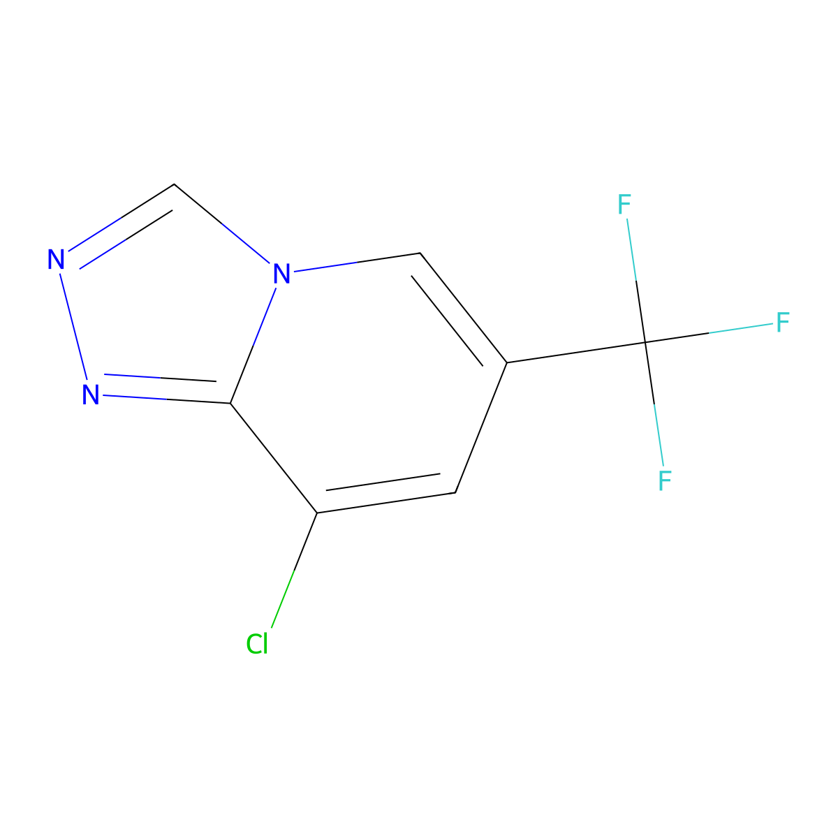 8-Chloro-6-(trifluoromethyl)-[1,2,4]triazolo[4,3-a]pyridine molecular structure, CAS 478066-06-7