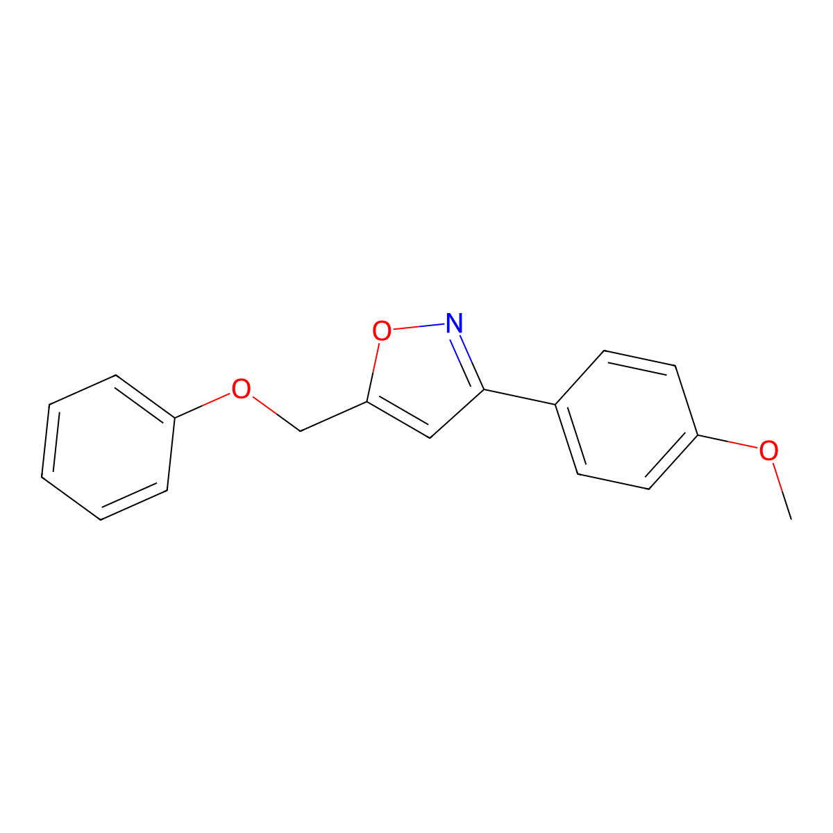 3-(4-Methoxyphenyl)-5-(phenoxymethyl)-1,2-oxazole molecular structure, CAS 478066-51-2