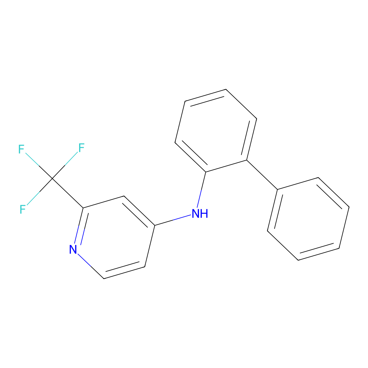 N-[1,1'-biphenyl]-2-yl-2-(trifluoromethyl)-4-pyridinamine molecular structure, CAS 478068-07-4