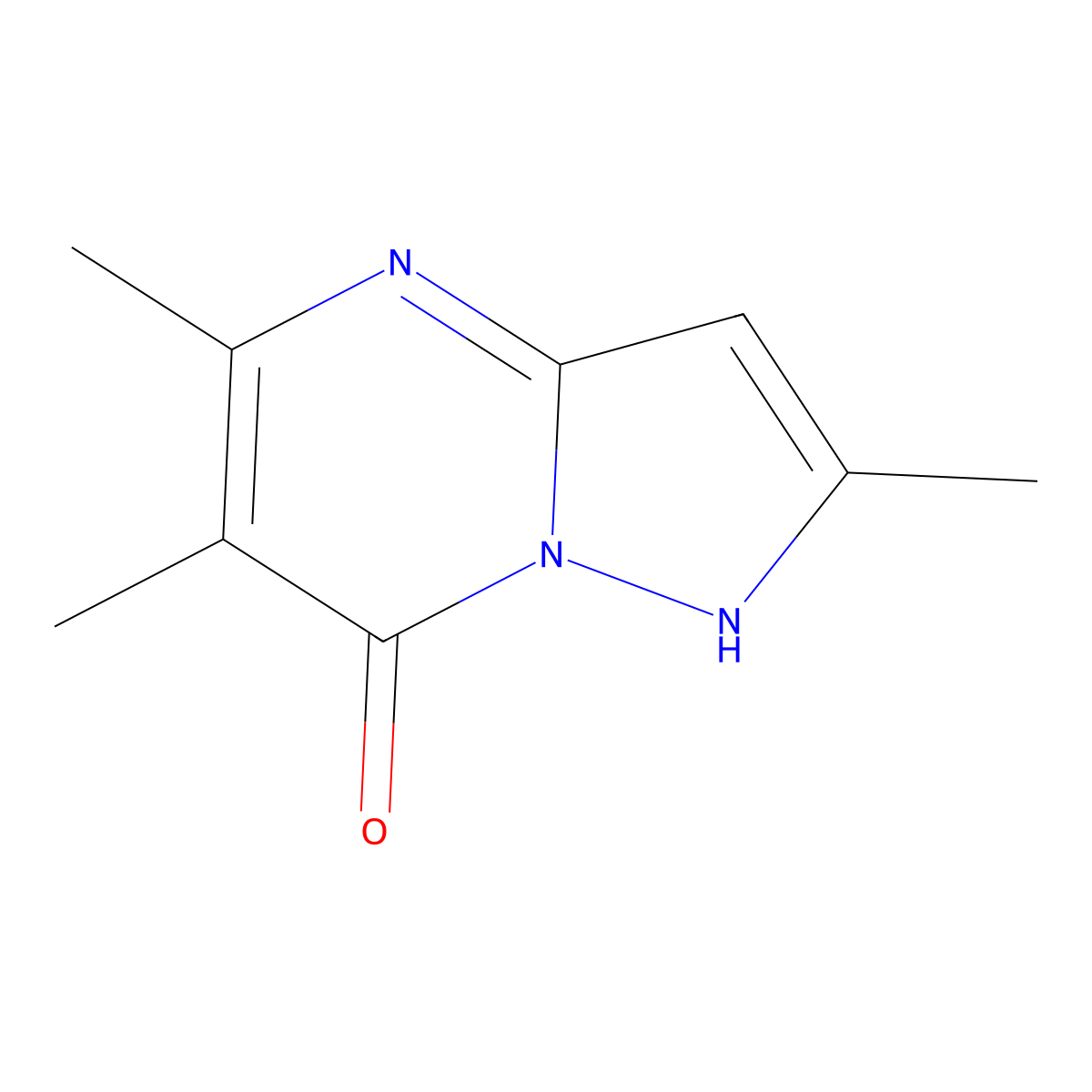2,5,6-Trimethylpyrazolo[1,5-a]pyrimidin-7-ol molecular structure, CAS 478077-89-3