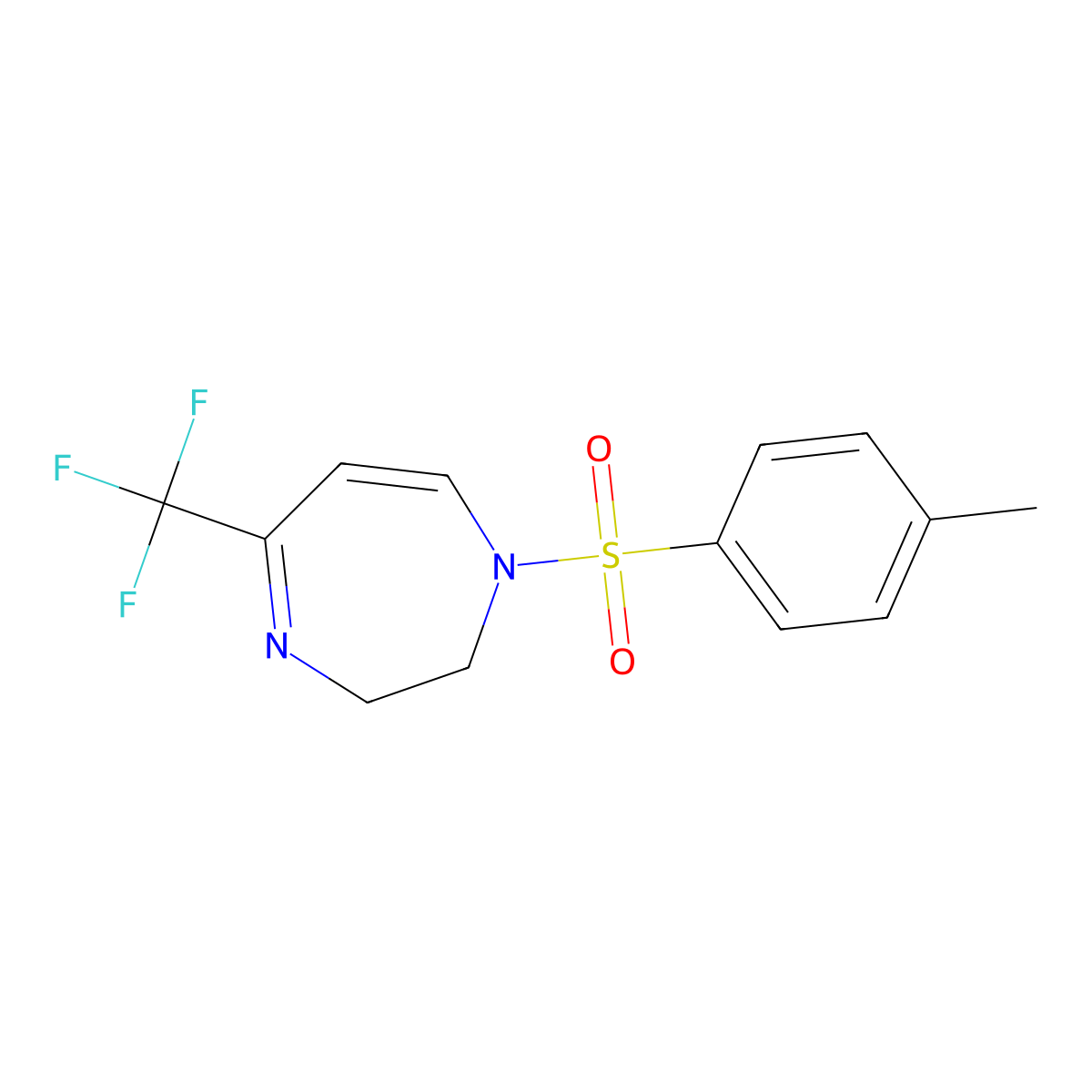 1-[(4-methylphenyl)sulfonyl]-5-(trifluoromethyl)-2,3-dihydro-1H-1,4-diazepine molecular structure, CAS 478078-89-6