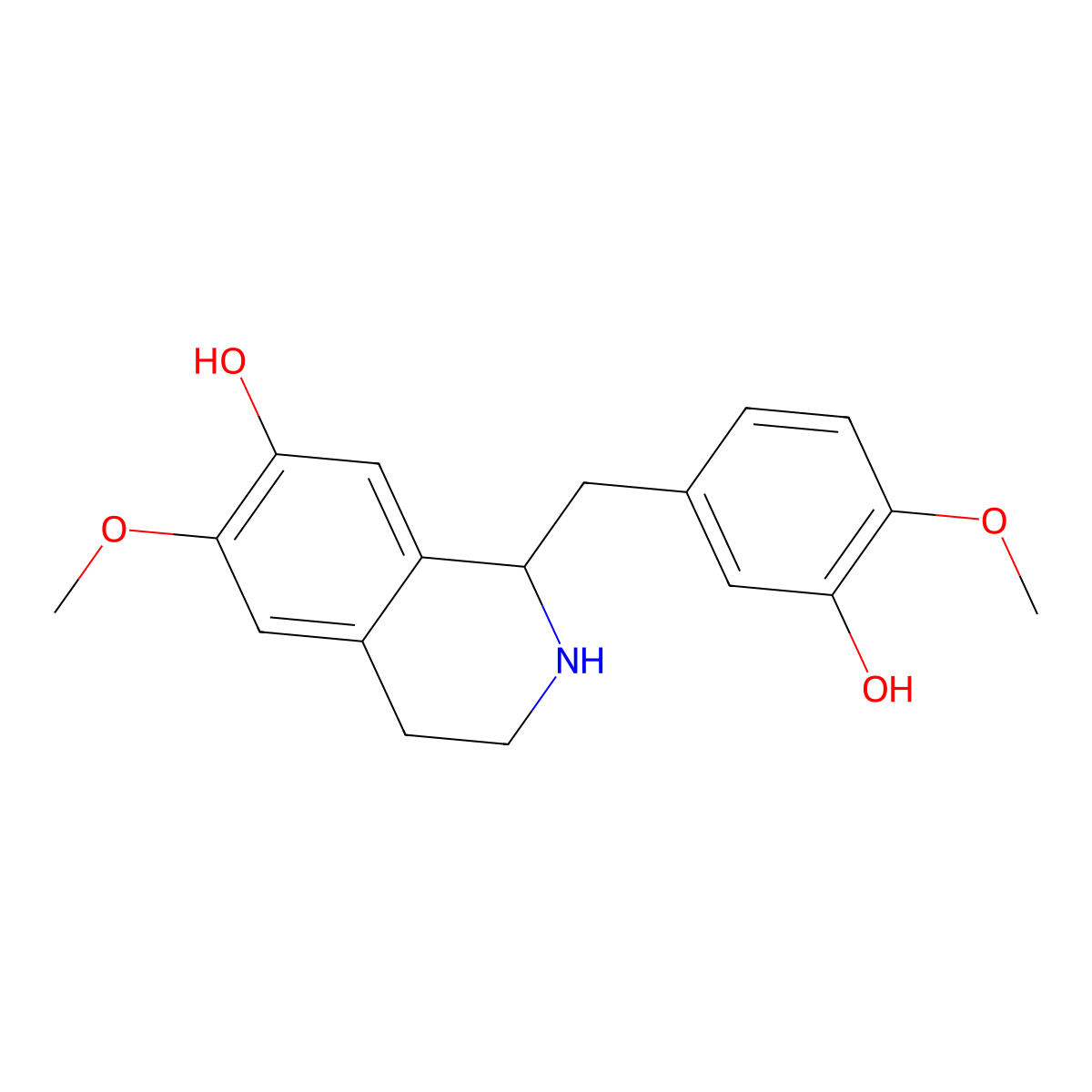(S)-Norreticuline molecular structure, CAS 4781-58-2