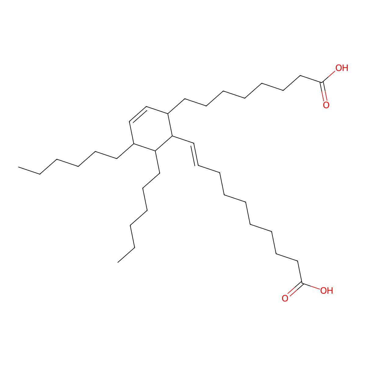 Dilinoleic acid molecular structure, CAS 47818-40-6