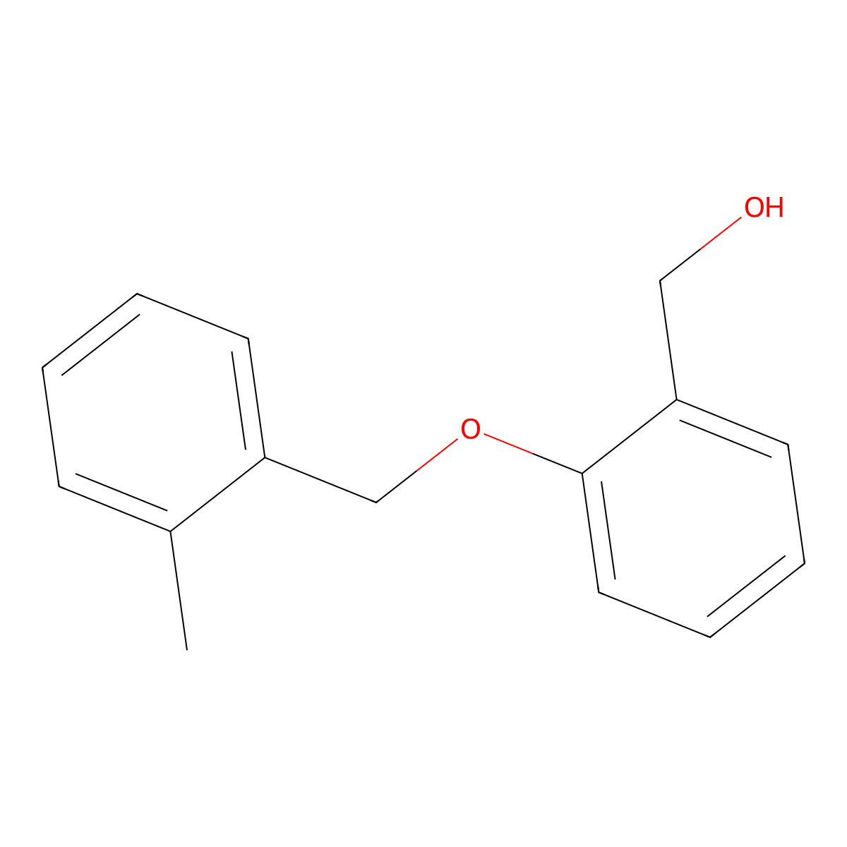 [2-[(2-Methylphenyl)methoxy]phenyl]methanol molecular structure, CAS 478189-91-2
