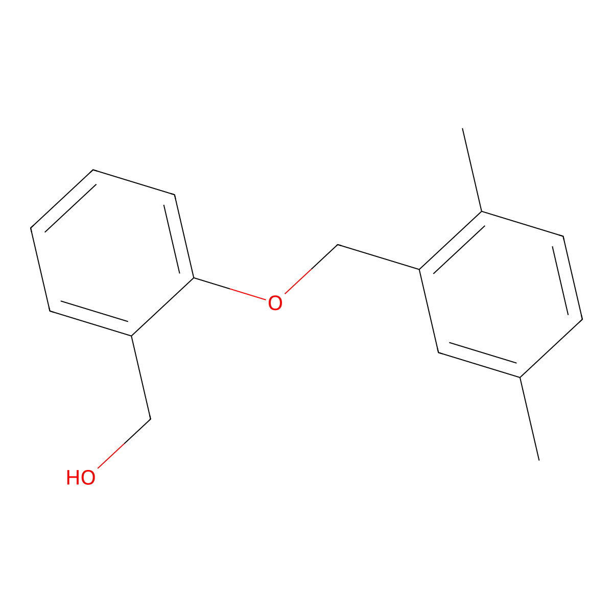 2-[(2,5-Dimethylphenyl)methoxy]benzenemethanol molecular structure, CAS 478189-92-3