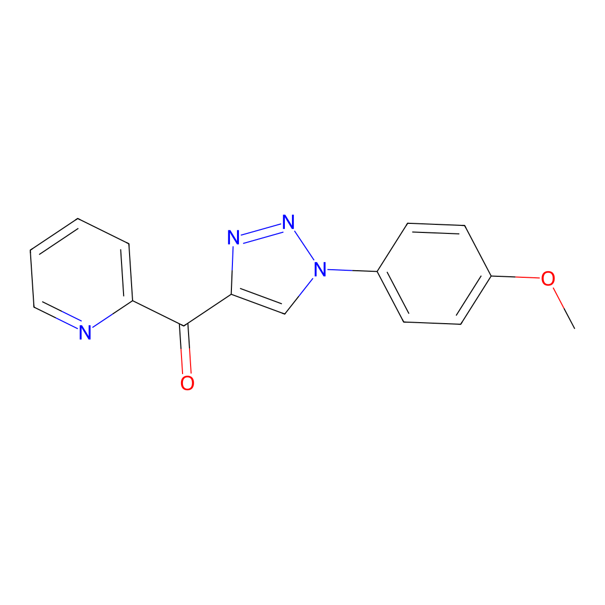 [1-(4-methoxyphenyl)-1H-1,2,3-triazol-4-yl](2-pyridinyl)methanone molecular structure, CAS 478248-72-5